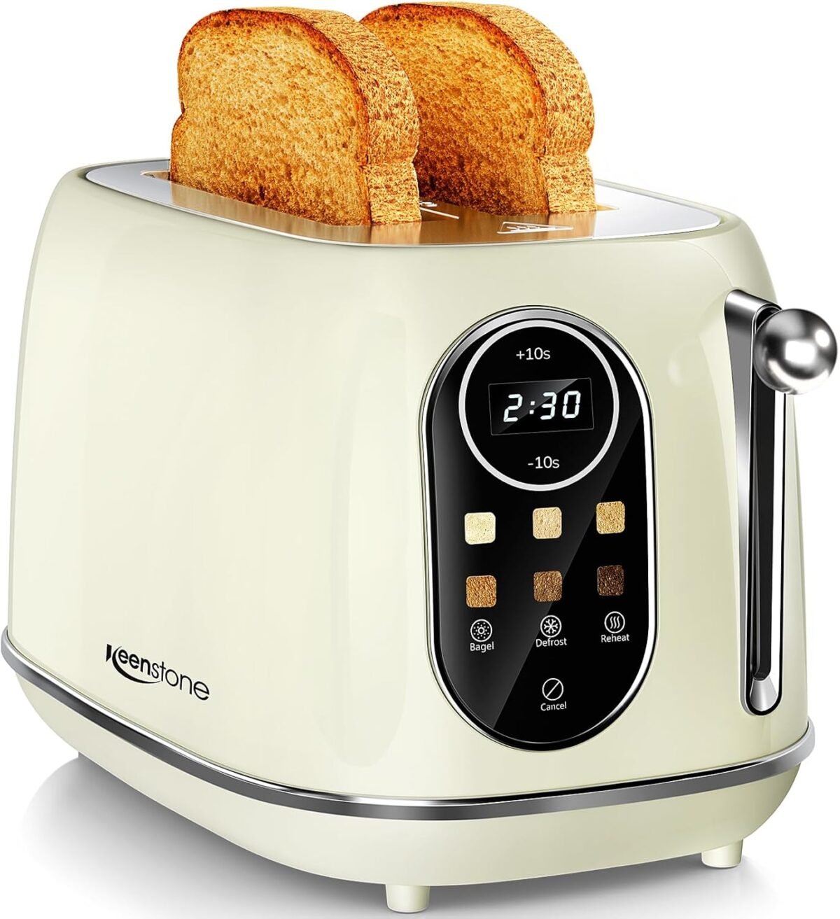 Keenstone smart touch screen toaster 2 slice retro wide slot stainles.jpg
