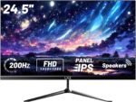 Lxz gaming monitor 24.5 inch 200hz monitor fhd 1080p frameless ips di.jpg
