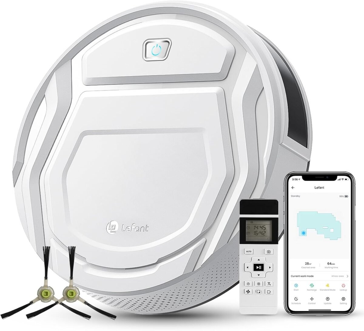 Lefant m210 pro robot vacuum with remote control 2200pa strong suctio.jpg
