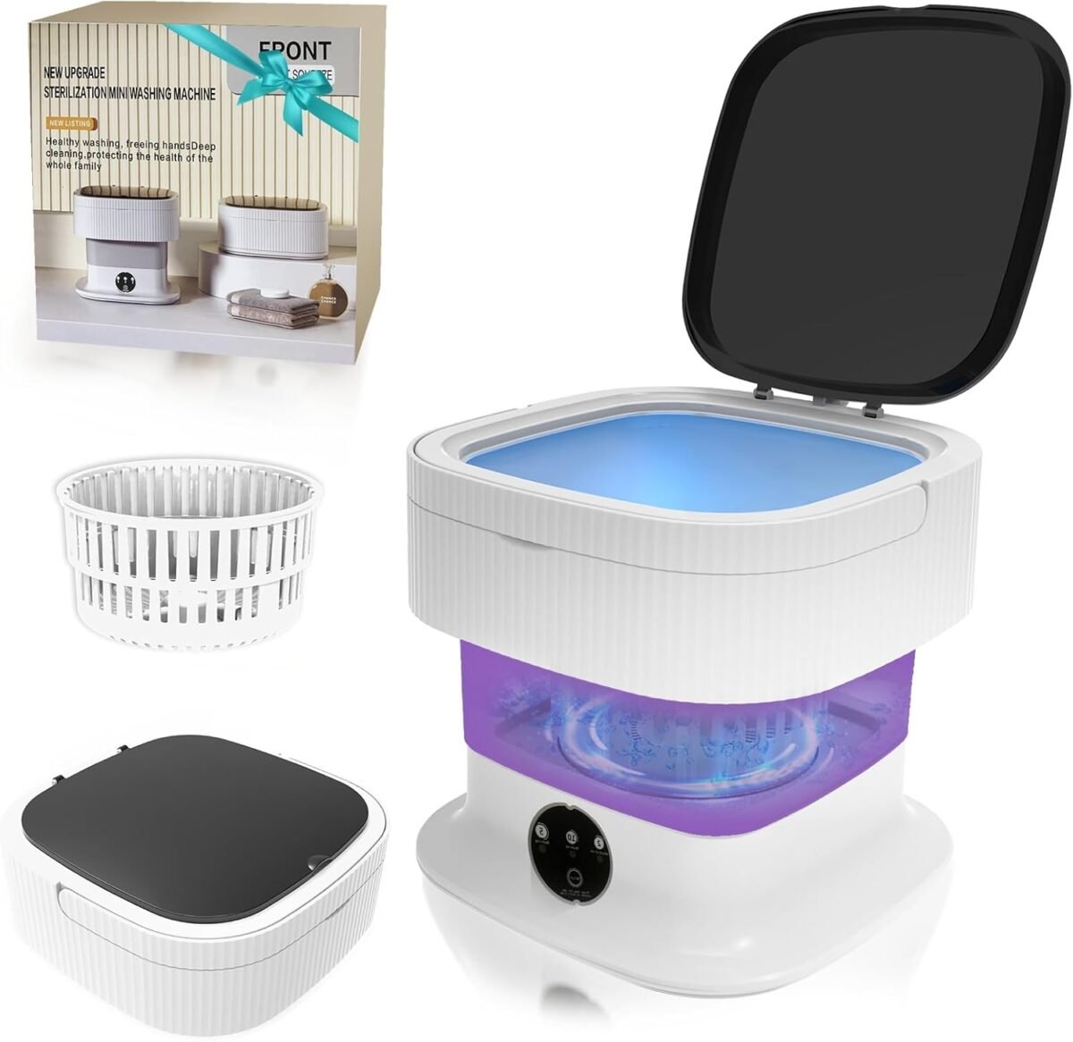 Mini portable washing machine 16l 60w small foldable washer with spin.jpg