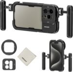 Neewer 15 pro max cage video rig with dual handles quick release 67mm.jpg
