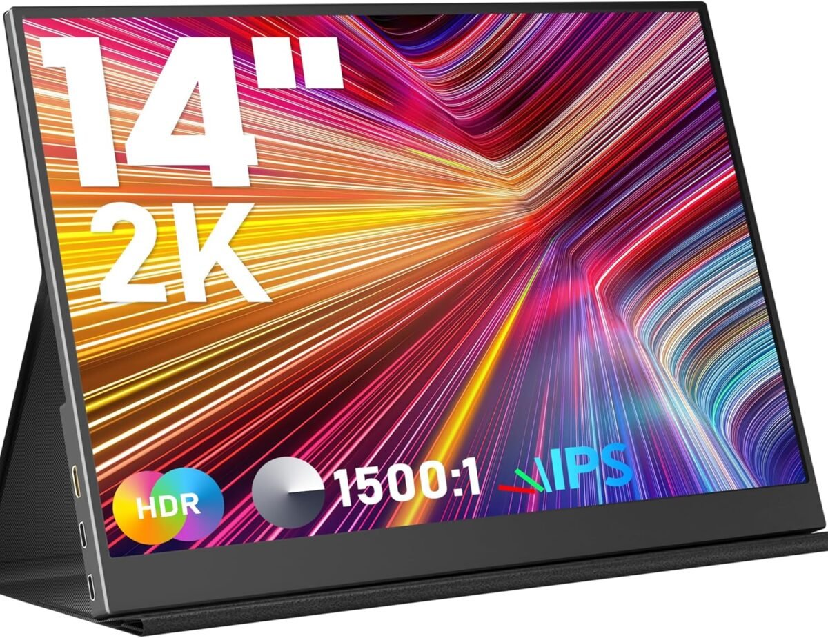 Portable monitor 14inch 2k laptop monitor usb c hdmi gaming ultra slim.jpg