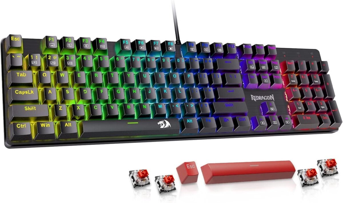 Redragon mechanical gaming keyboard wired 11 programmable backlit mod.jpg