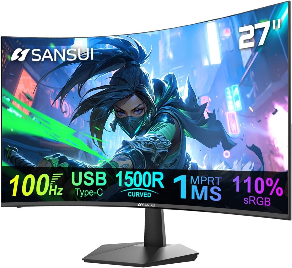Sansui curved monitor 27 inch 100hz usb type c computer monitor with s.jpg