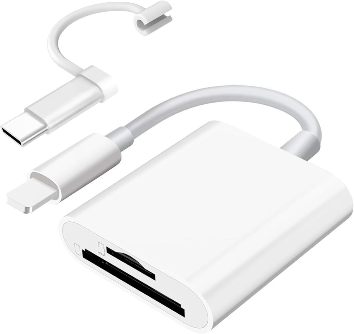 Sd card reader for iphone ipad cameradual card slot memory card reade.jpg