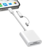 Sd card reader for iphone ipad dual connector lighteningusb c micr.jpg