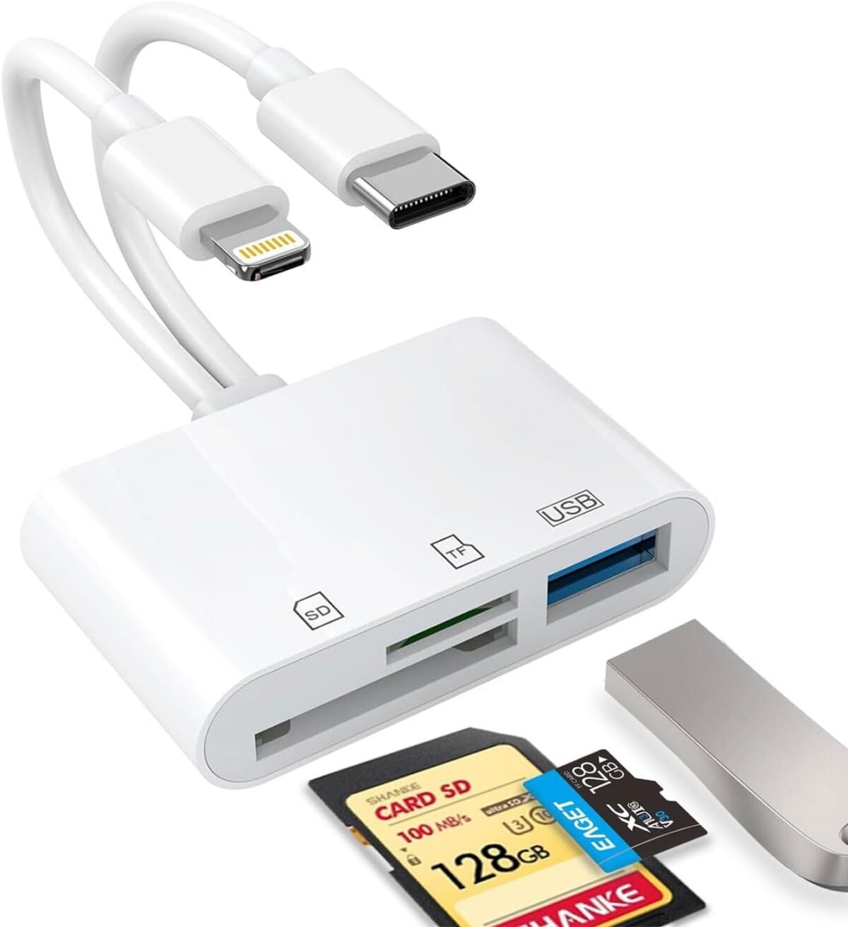 Sd card reader for iphone ipad usb c and lightning dual port sd card.jpg