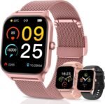 Smart watch for women fitness tracker rose gold makeanswer call smar.jpg