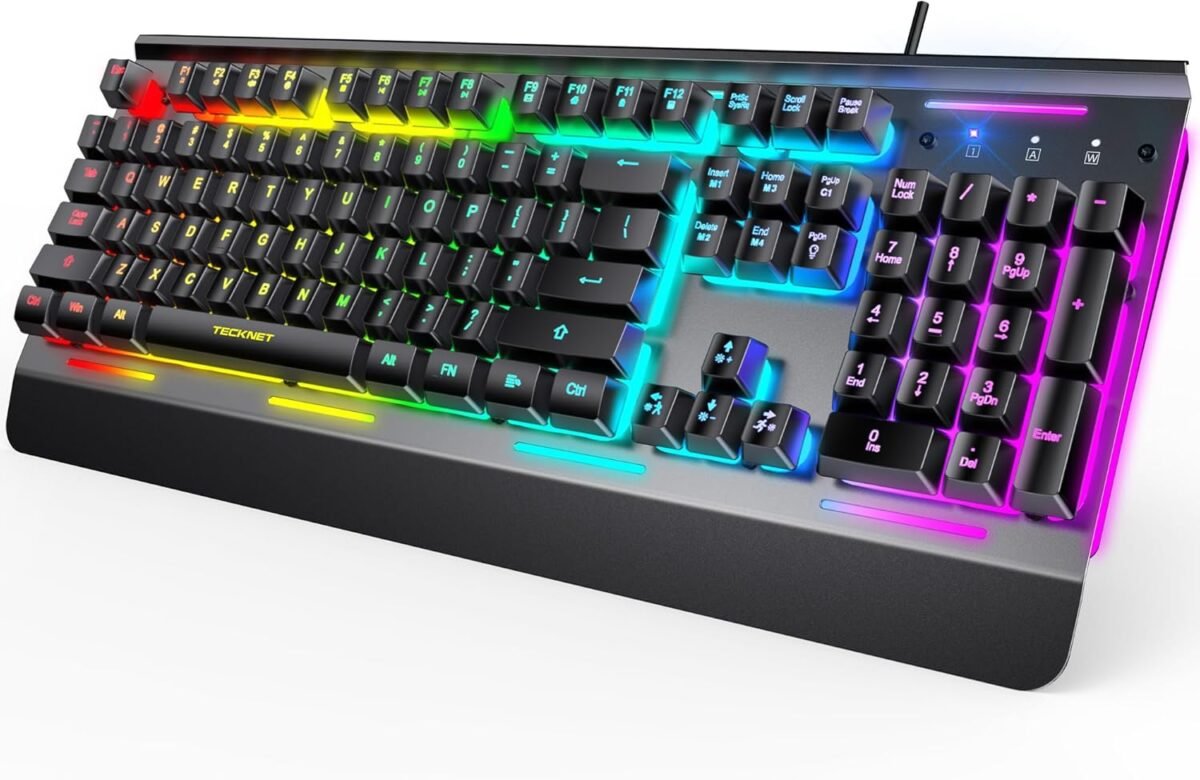 Tecknet gaming keyboard usb wired computer keyboard 15 zone rgb illu.jpg