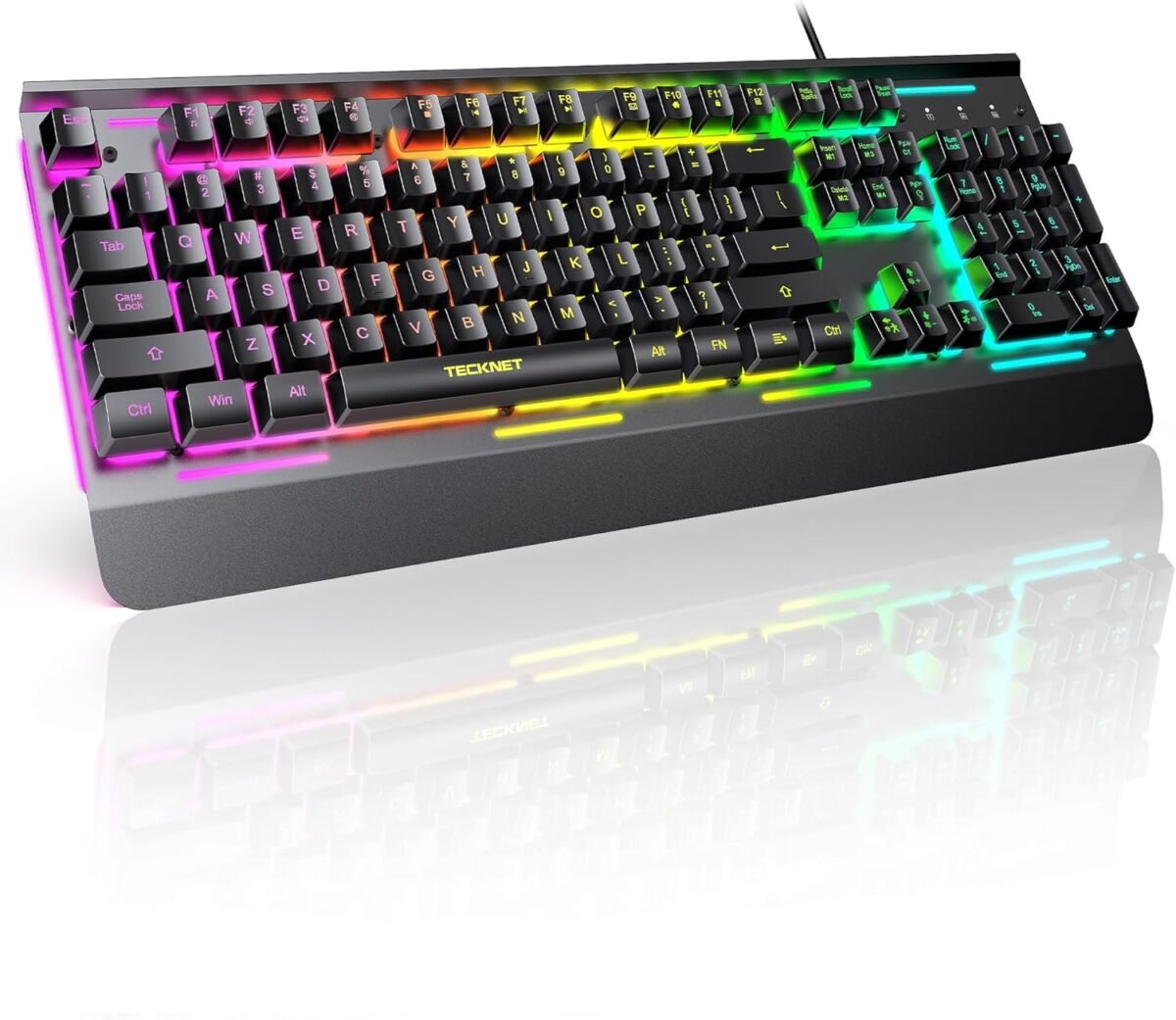 Tecknet wired keyboard 2.4g usb computer keyboards 7 color 4 modes.jpg