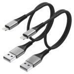 Umefly 2 ft iphone charger cord 2 pack usb a to lightning cable 2ft.jpg