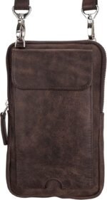 Venoult crossbody leather wallet for man or women fits iphone 16 pro m.jpg