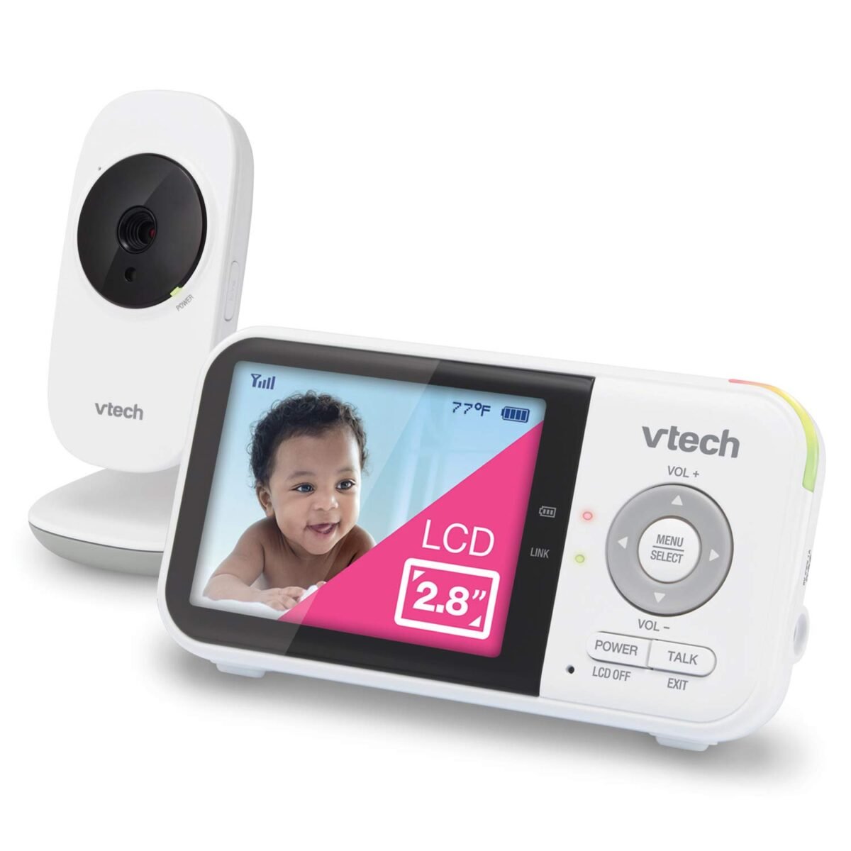 Vtech vm819 baby monitor with camera and audio 2.8 screen portable b.jpg
