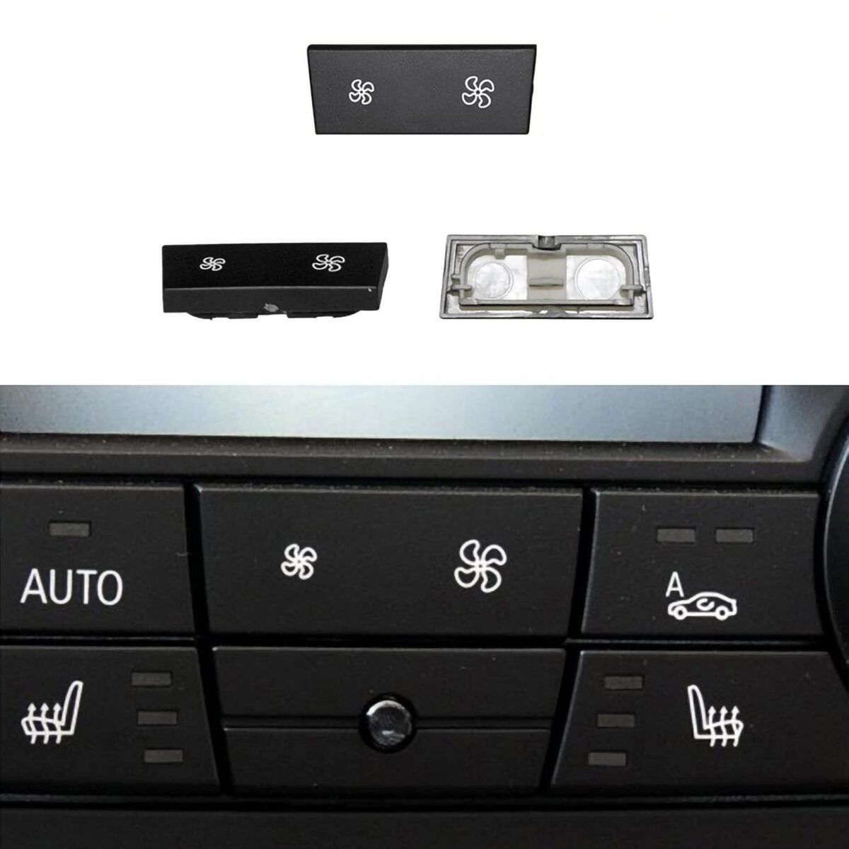 Wind air volume air conditioning fan button switch for bmw 3 series e9.jpg
