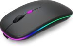 Wireless bluetooth mouse rechargeable laptop mice with led use portabl.jpg