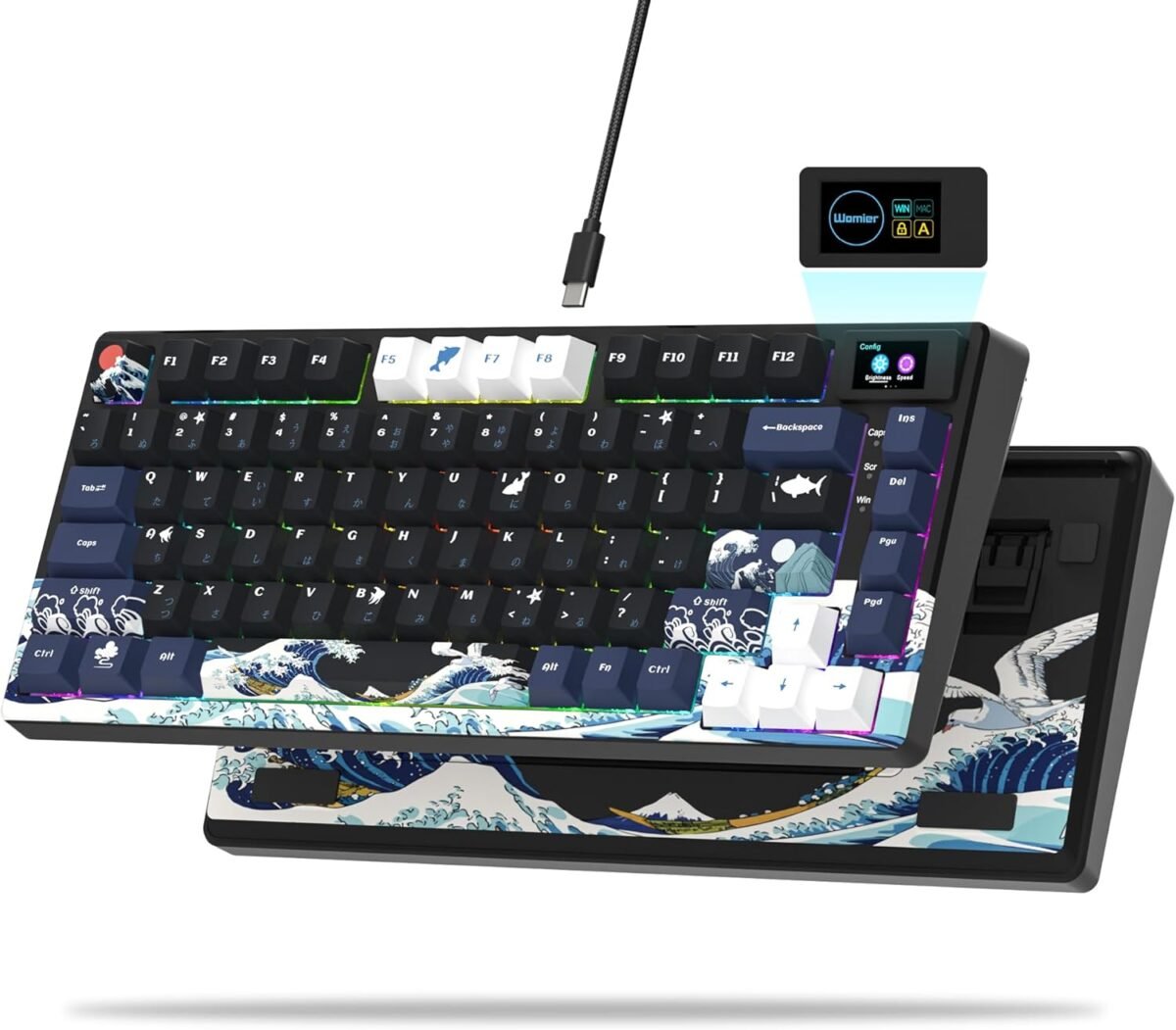 Womier s k80 75 keyboard with color multimedia display mechanical gam.jpg
