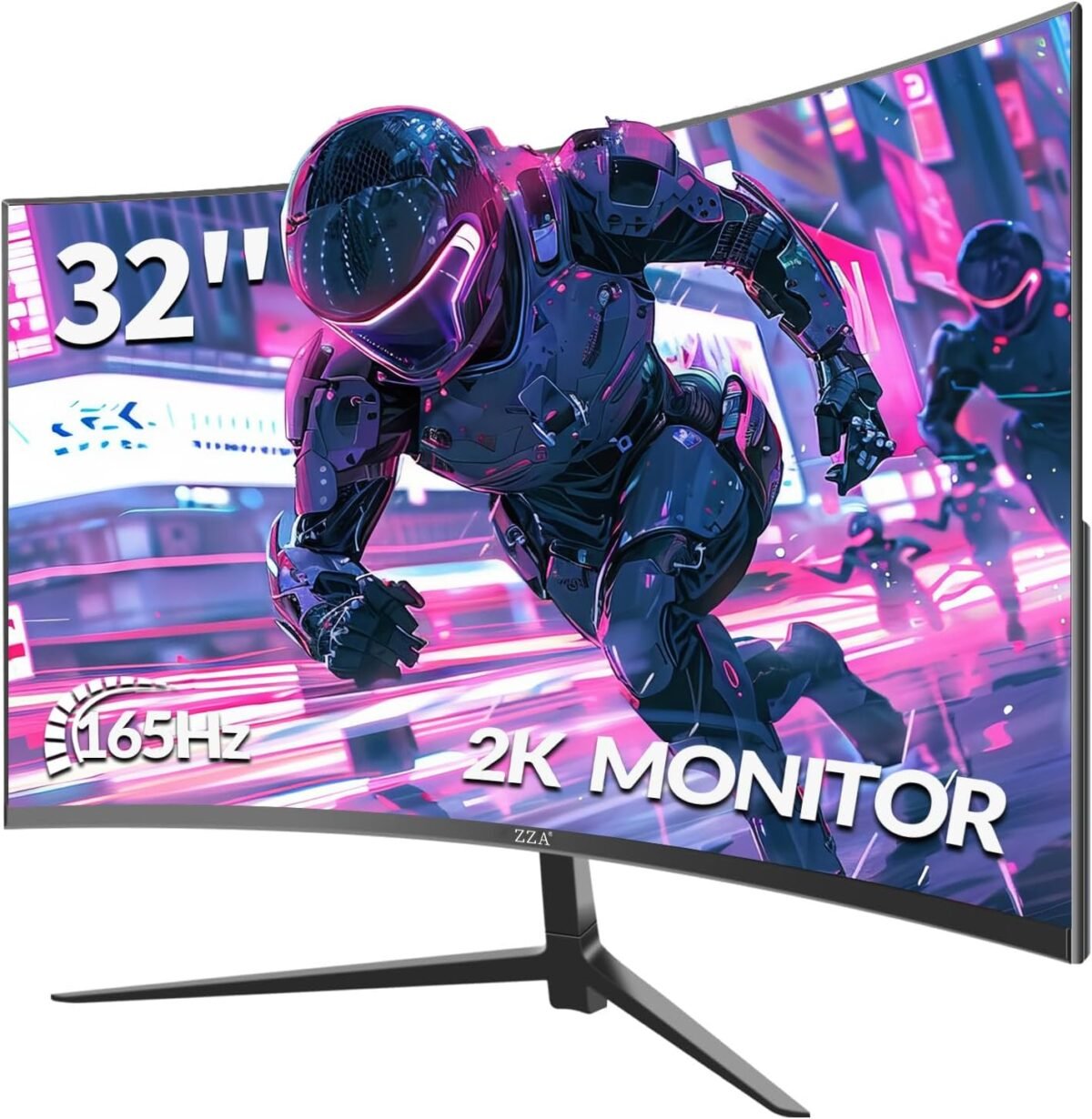 Zza 32 inch qhd curved gaming monitor 2k resolution 165hz refresh r.jpg