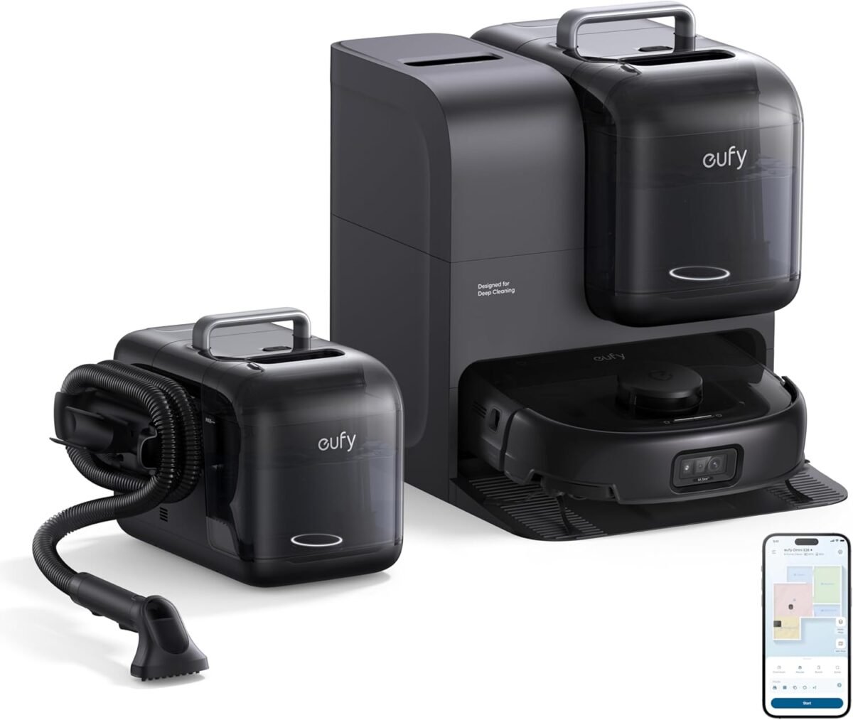 Eufy e28 omni robot vacuum and mop combohydrojet systemwith portable.jpg