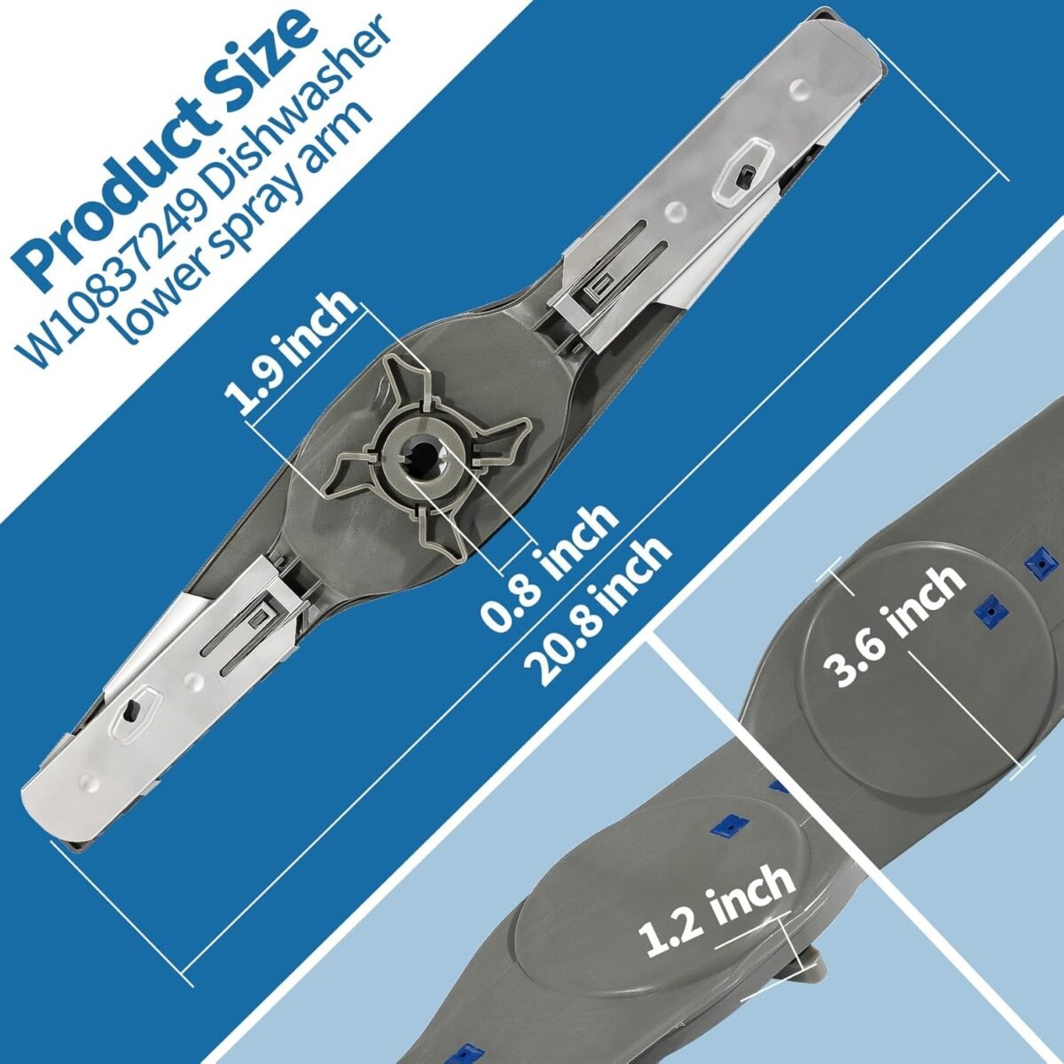 1748737261 w10837249 dishwasher lower spray arm replacement compatible with whir.jpg