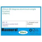 1748744438 maxmoral 80pcs 2020 aluminium profiles european standard angle screw s.jpg