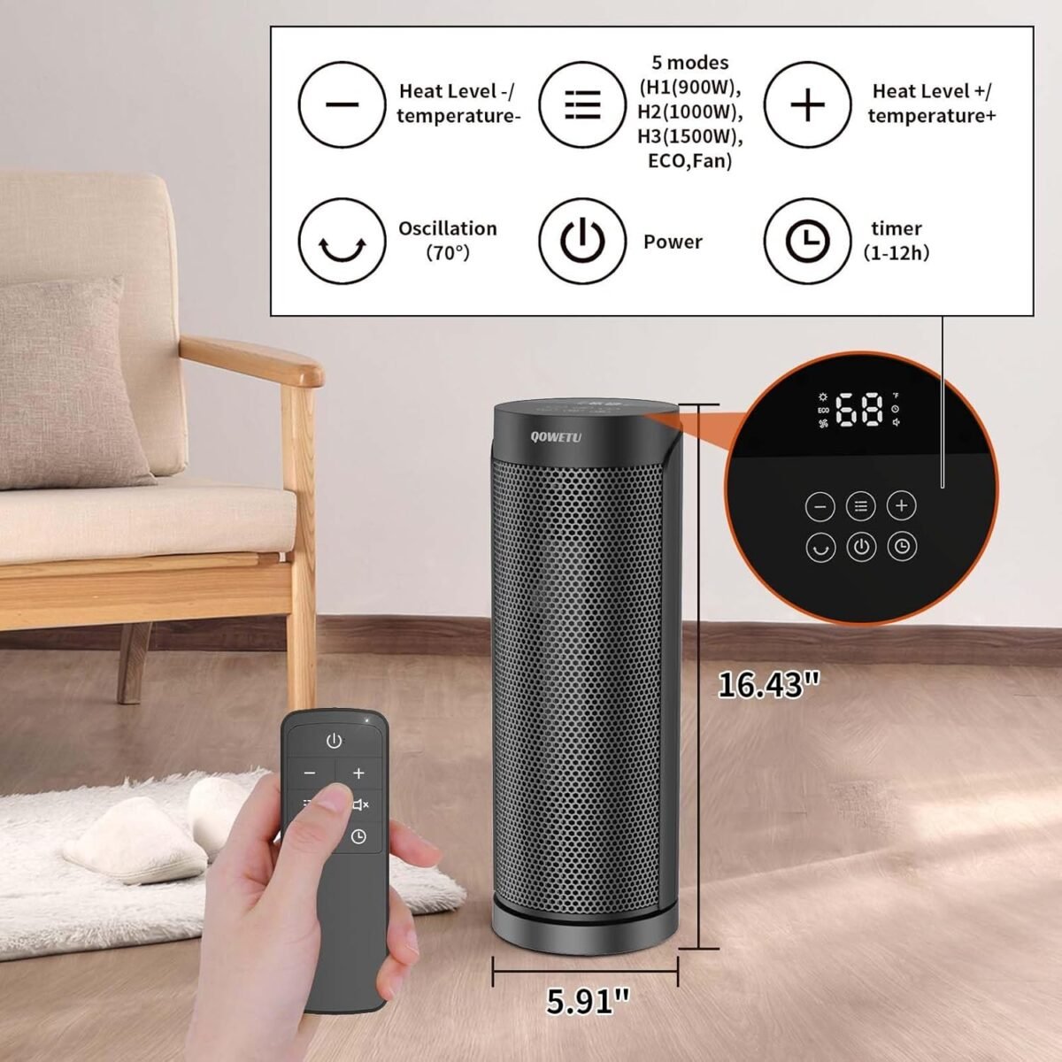 1748787500 portable space heater for indoor use with remote qowetu 70° oscillat.jpg
