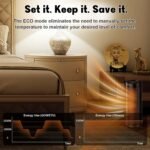 1748787504 portable space heater for indoor use with remote qowetu 70° oscillat.jpg