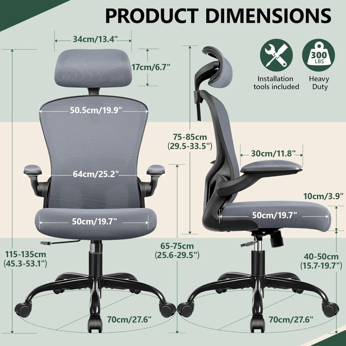 1748911616 felixking office desk chairs ergonomic pc desk chair with wheels adj.jpg
