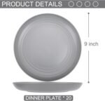 1749343462 liyh 20 pcs grey wheat straw plastic plates 9 inch unbreakable dinne.jpg