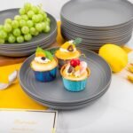 1749343465 liyh 20 pcs grey wheat straw plastic plates 9 inch unbreakable dinne.jpg