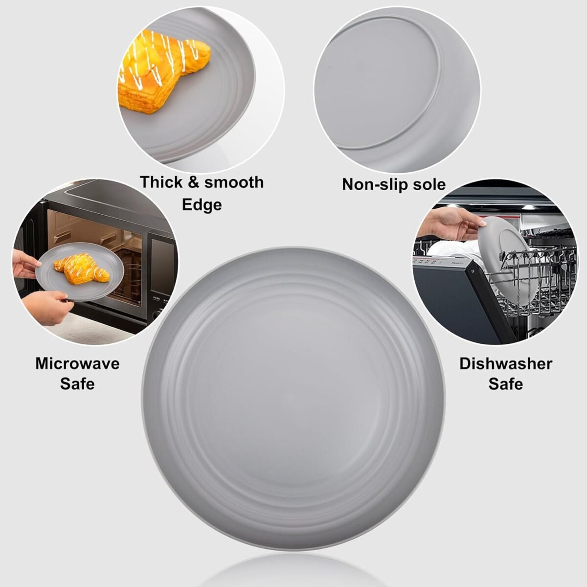 1749343467 liyh 20 pcs grey wheat straw plastic plates 9 inch unbreakable dinne.jpg