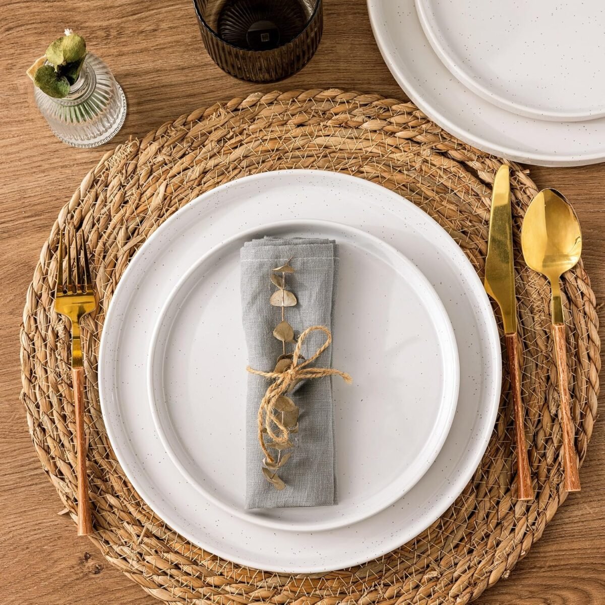 1749429896 amorarc ceramic dinnerware set for 6 speckled stoneware plates and b.jpg