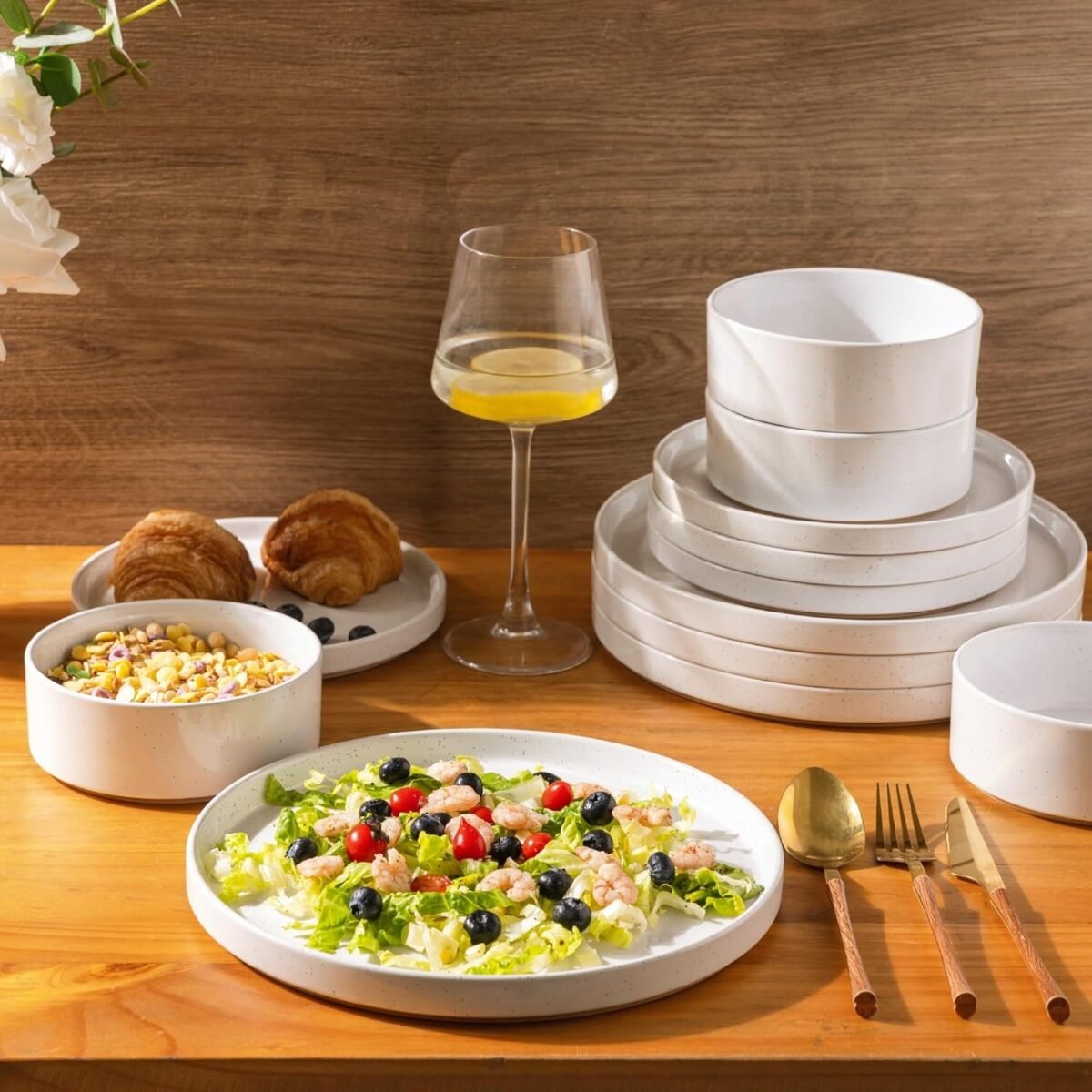 1749429897 amorarc ceramic dinnerware set for 6 speckled stoneware plates and b.jpg