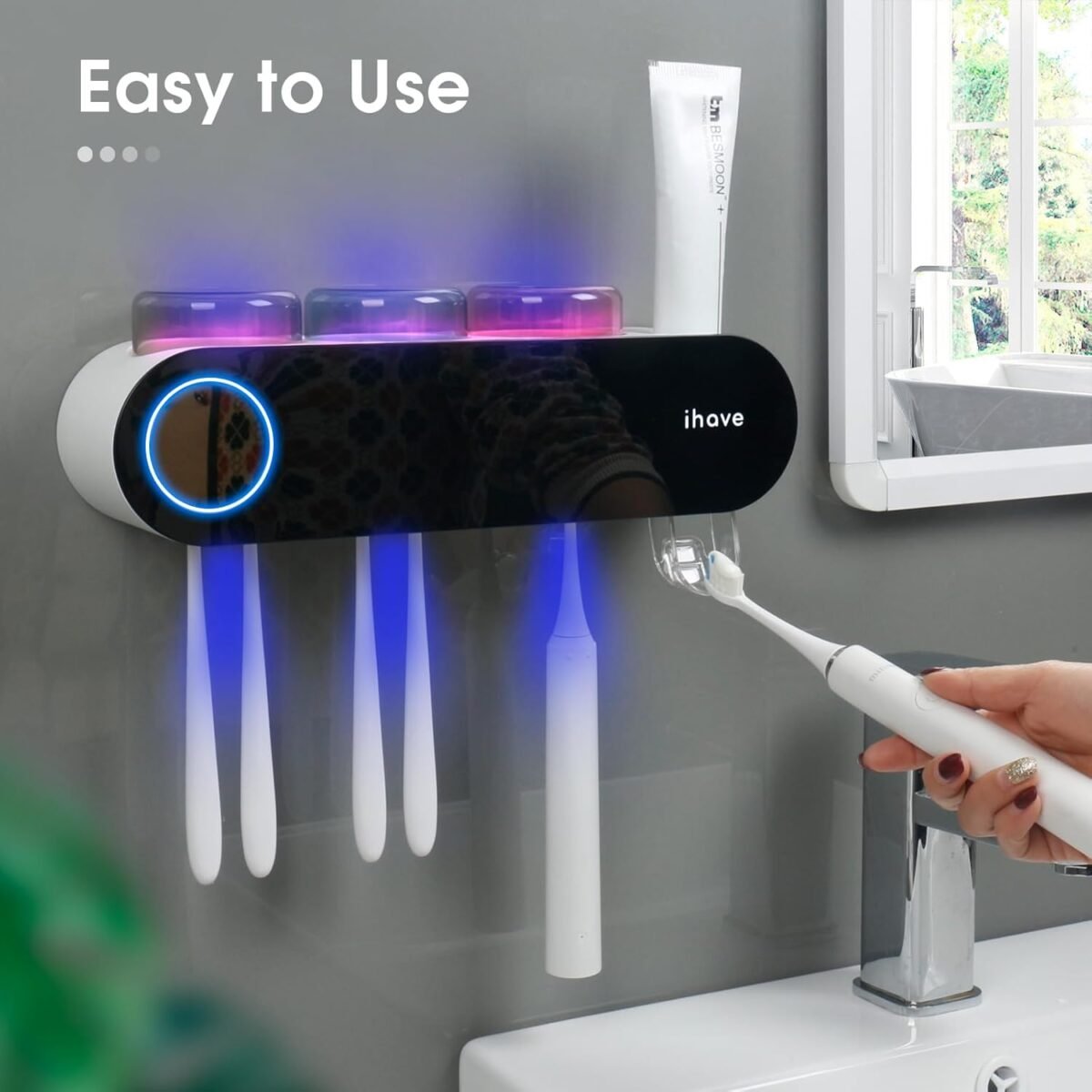 1749692528 ihave toothbrush holders for bathrooms uv toothbrush sanitizer and ho.jpg