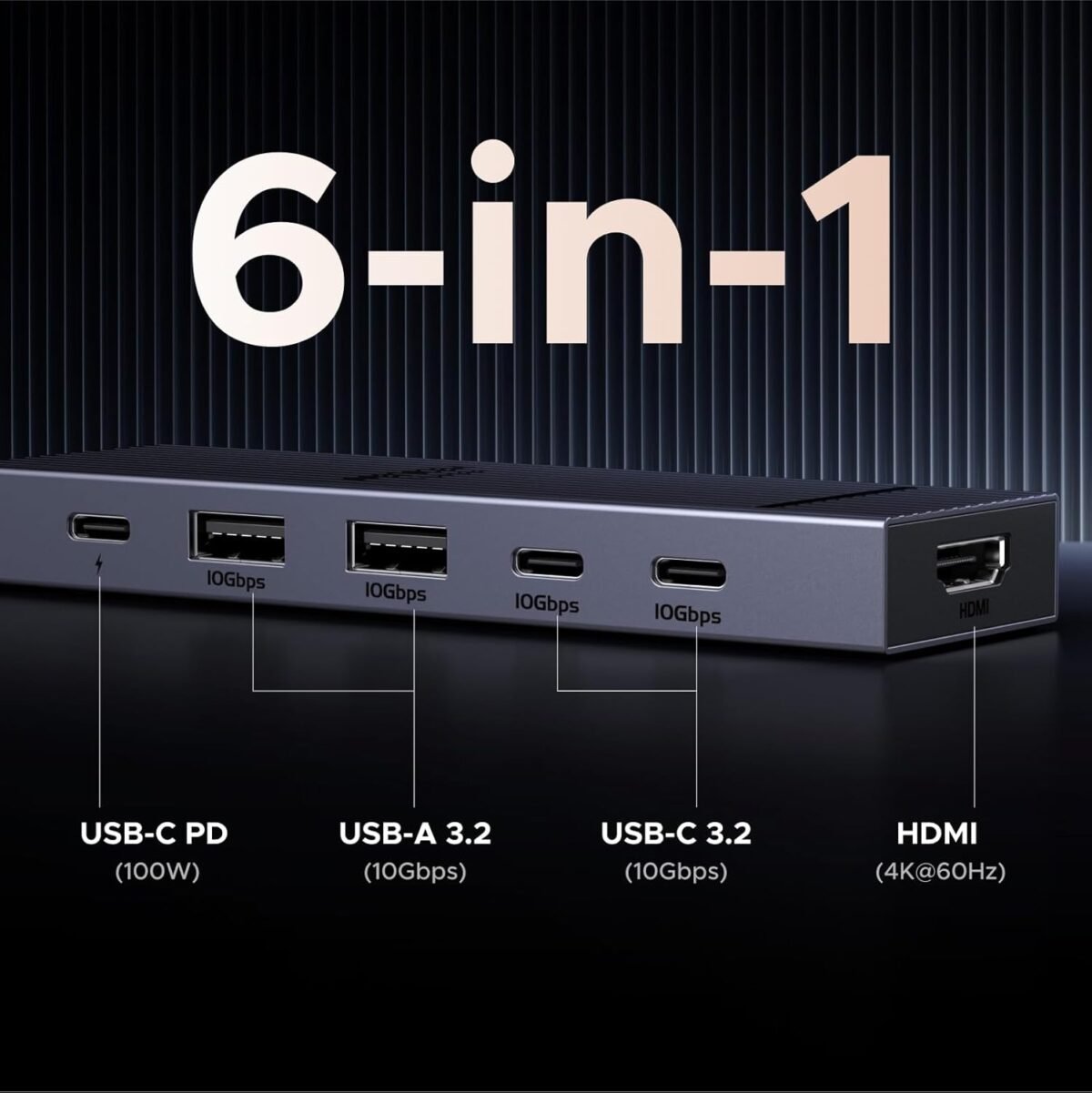 1749775339 ugreen revodok pro usb c hub 6 in 1 10gbps 4k 60hz hdmi 100w power de.jpg