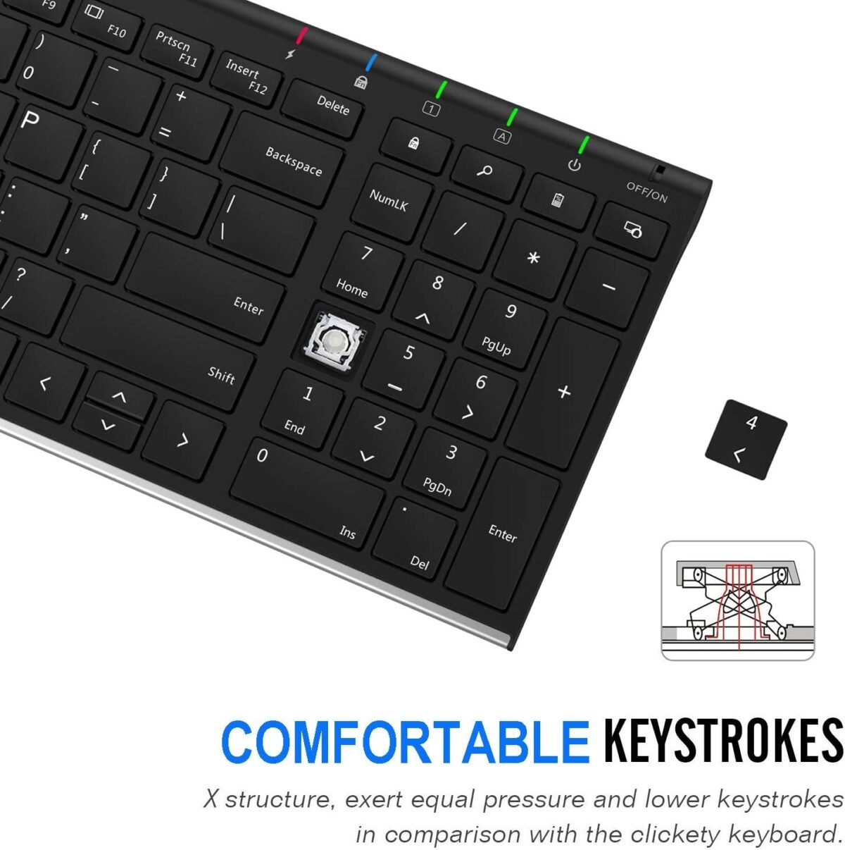 1750206020 arteck usb wireless keyboard stainless steel ultra slim keyboard with.jpg