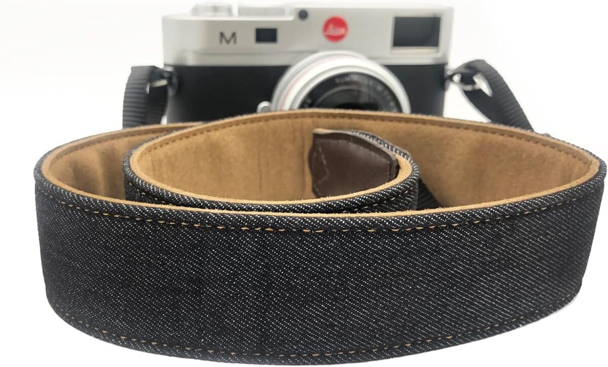 1750710354 black camera strap 1.5 wide soft pure cotton woven camera strap adj.jpg