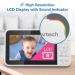 1750724112 vtech vm924 remote pan tilt zoom video baby monitor 5 lcd screen up.jpg