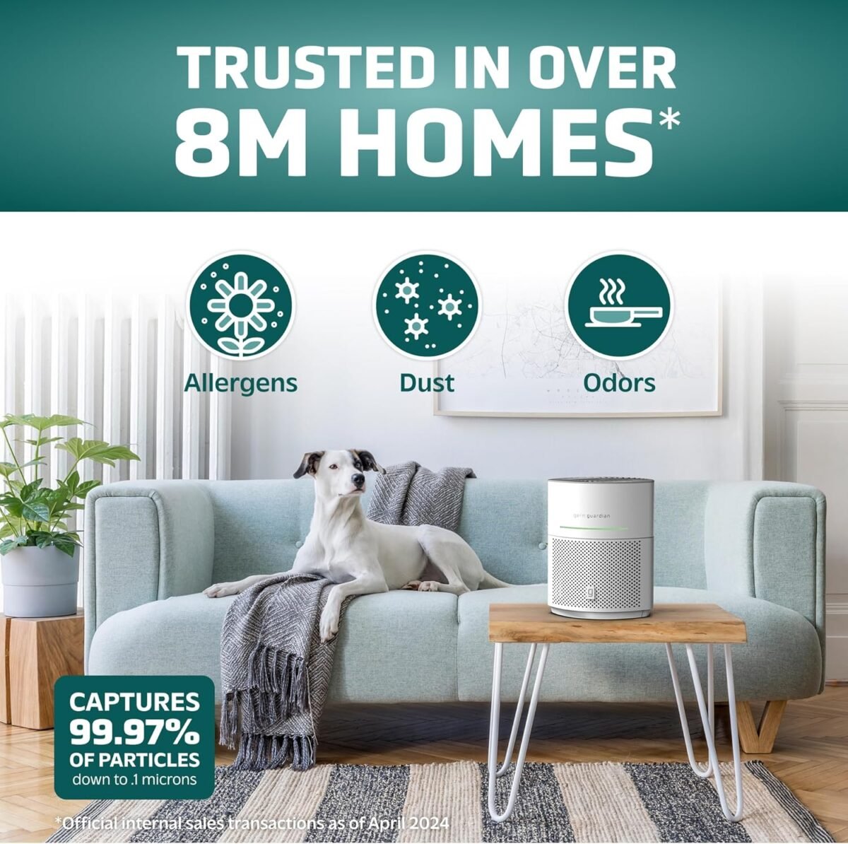 1750739053 germguardian airsafe air purifier for home for wildfire smoke pets.jpg
