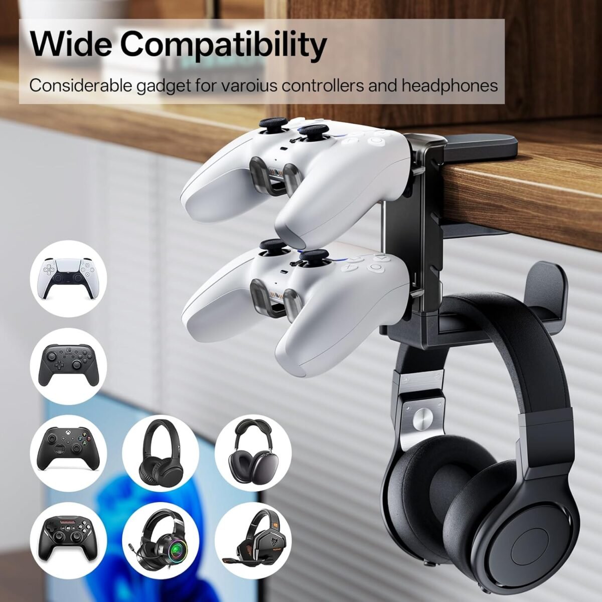 1750880635 3 in 1 pc gaming headsetcontroller holder pc gaming headset stand，adj.jpg