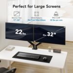 1750979314 huanuo dual monitor mount for 2 monitors up to 32 inches each arm hol.jpg