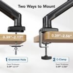 1750979317 huanuo dual monitor mount for 2 monitors up to 32 inches each arm hol.jpg