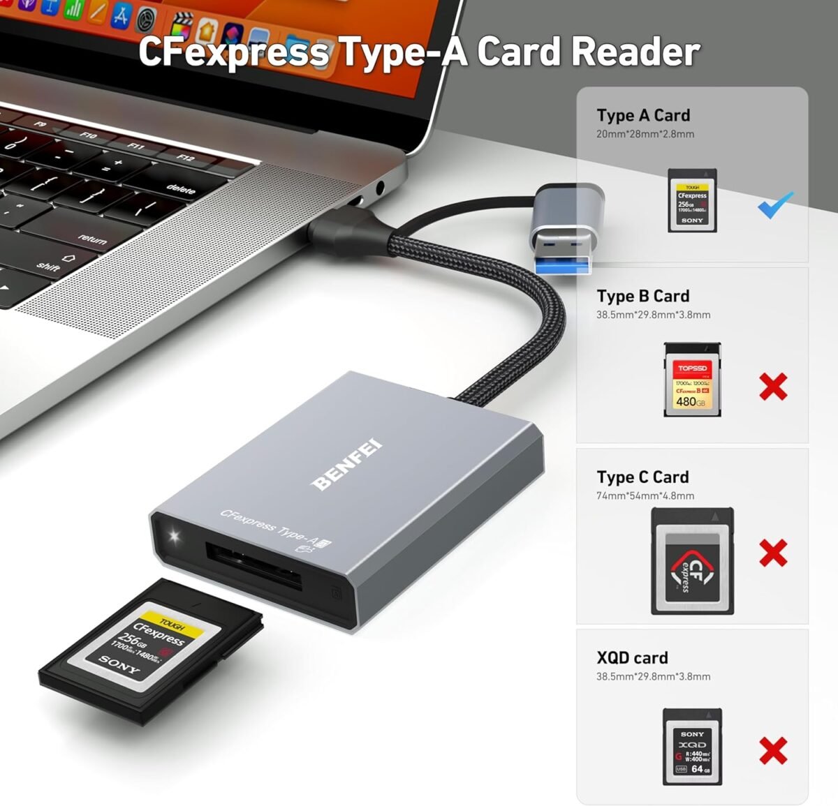 1751073456 benfei cfexpress type a card reader with usb 3.2 gen 2 10gbps usb c.jpg