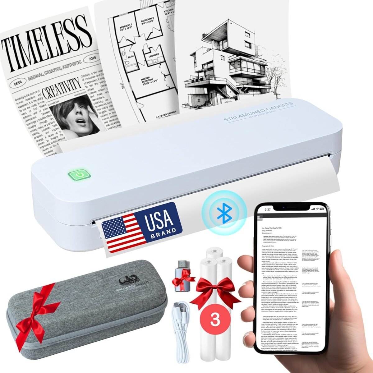 2025 inkless portable printer wireless for travel bluetooth thermal p.jpg
