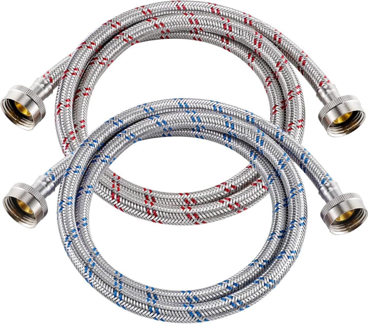 4 ft washing machine hoses premium stainless steel washer hoses burst.jpg