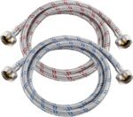 4 ft washing machine hoses premium stainless steel washer hoses burst.jpg