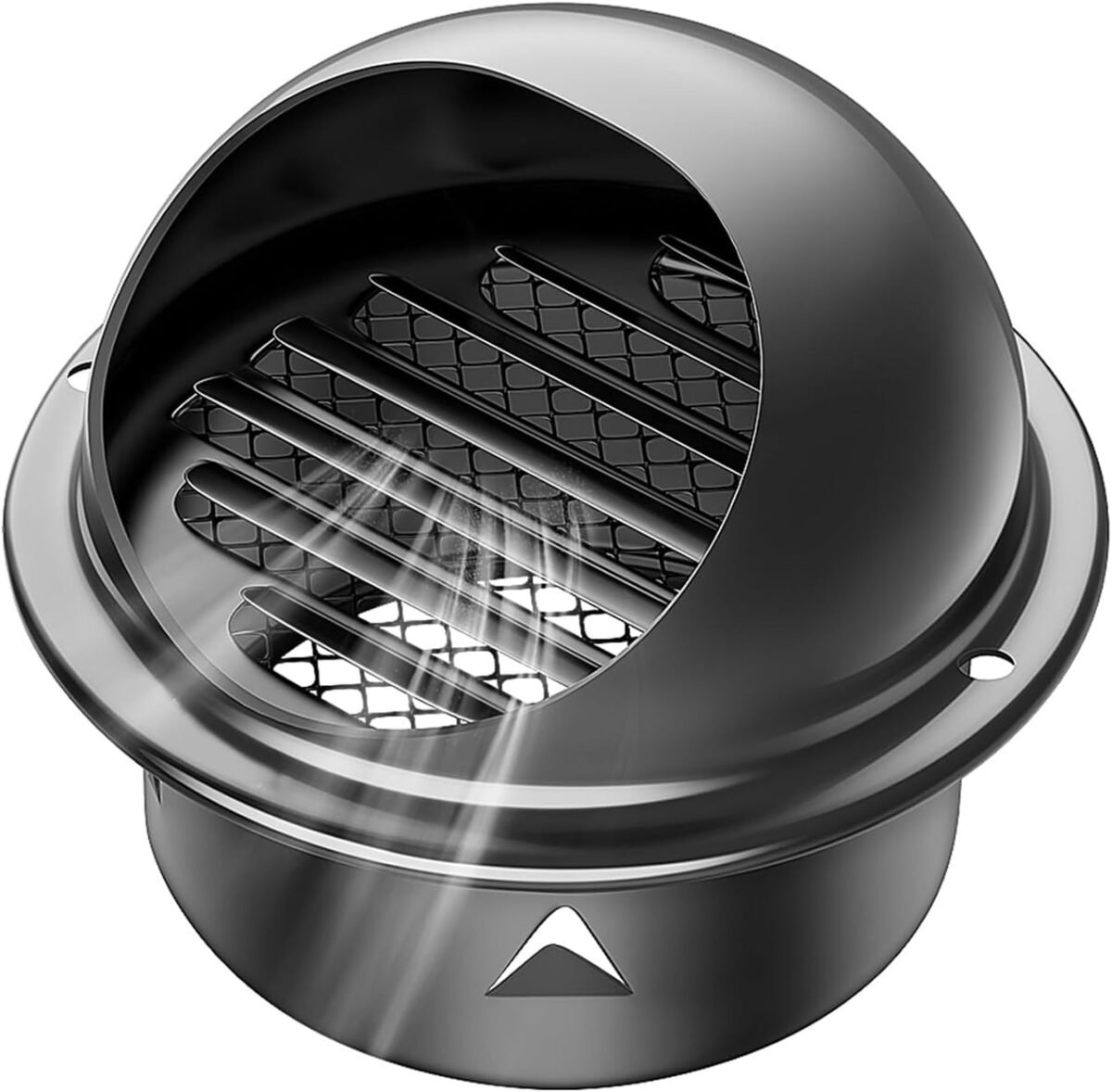 4 round wall vent cap moonjor black paint stainless steel air extrac.jpg