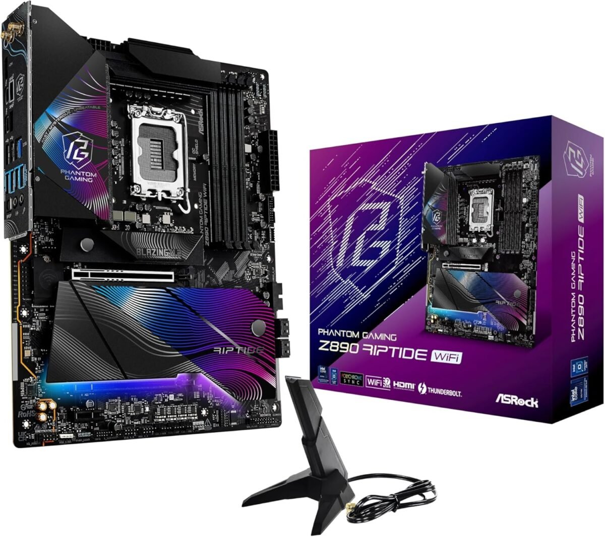 Asrock intel core ultra phantom gaming z890 riptide wifi 7 atx motherb.jpg