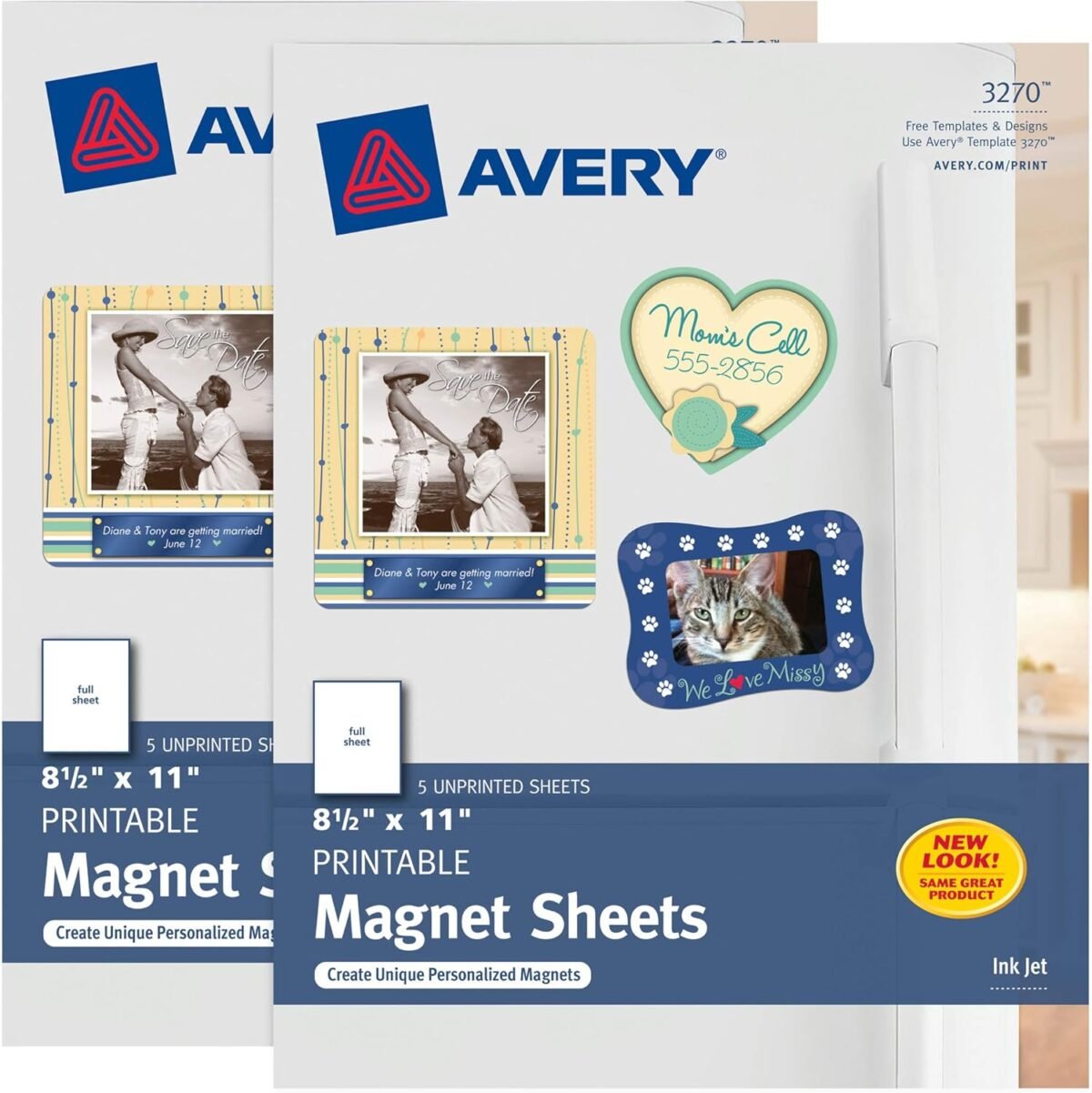 Avery printable magnet sheets 8.5 x 11 inkjet printer 2 packs 10.jpg