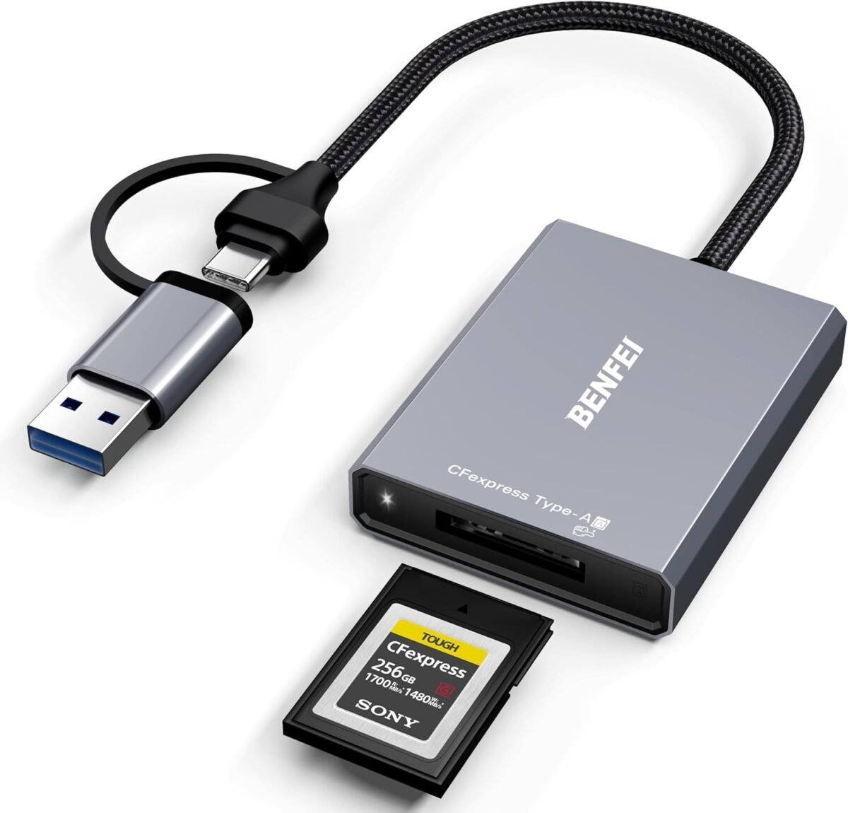 Benfei cfexpress type a card reader with usb 3.2 gen 2 10gbps usb c.jpg