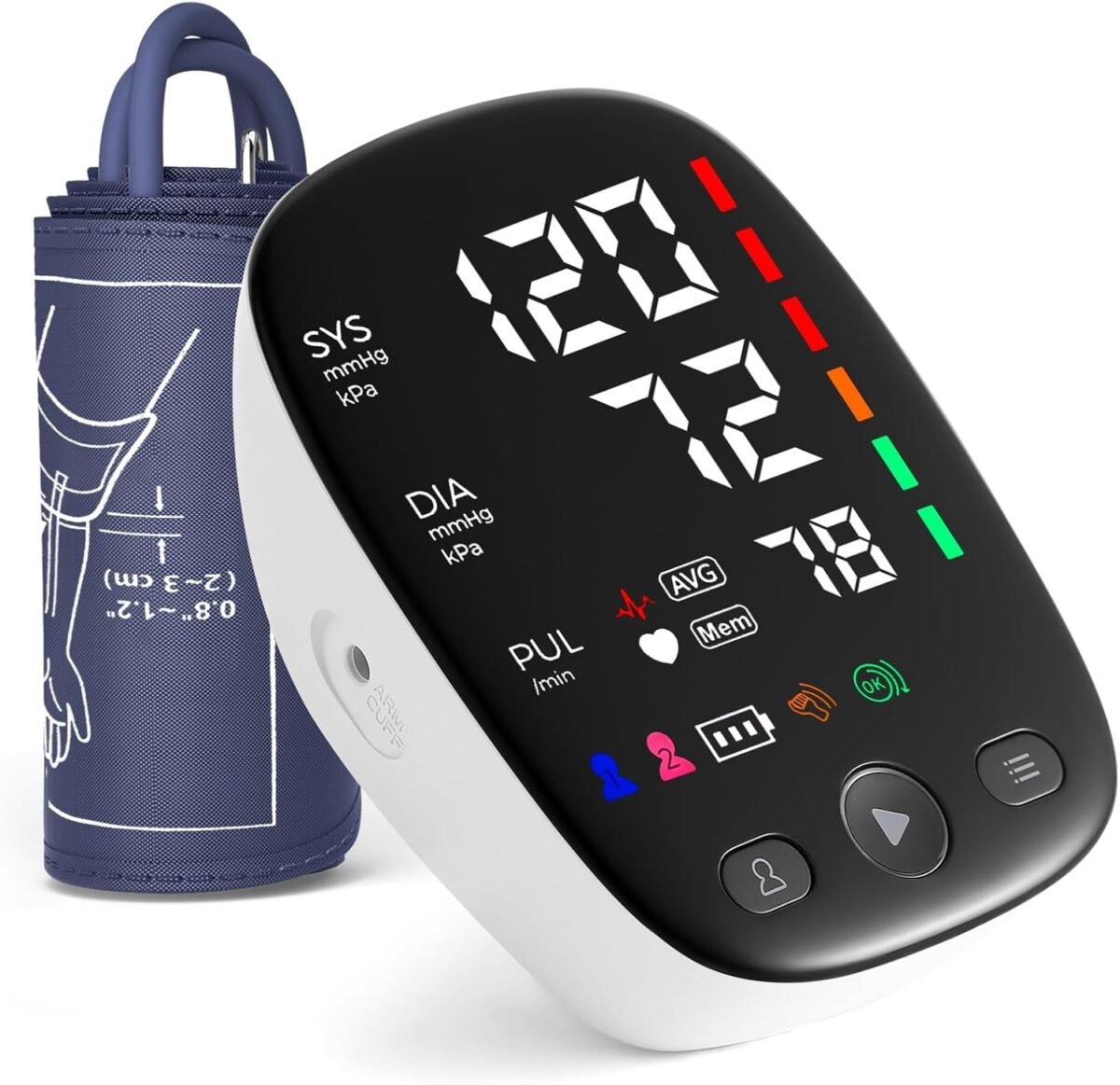 Blood pressure monitors for home use led display automatic digital blo.jpg